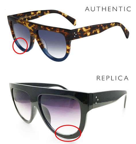 how can you tell if celine edge glasses are real|3 Differences Between Replica and Authentic Celine .